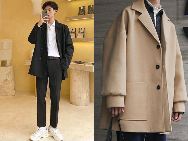 Áo blazer nam cài nút, thiết kế tối giản nhưng vẫn lịch lãm và sang trọng