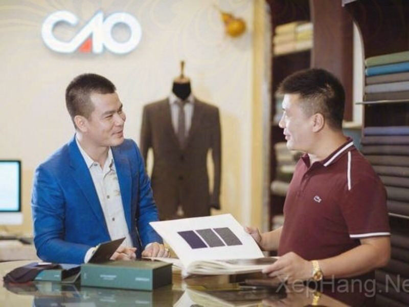 Áo vest nam cao cấp từ Cao Tailor với chất liệu vải nhập khẩu