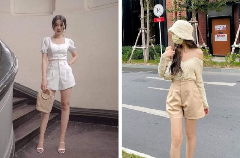 29 Phong Cách Mix Đồ Với Quần Short Vải Thời Trang Nhất