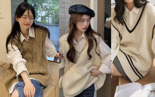 Áo gile len hiện đại