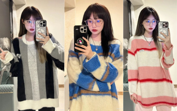 Áo len oversize trẻ trung, năng động