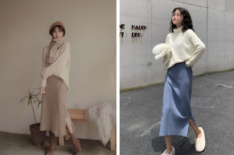 Gợi Ý 8 Phong Cách Mix Đồ Với Váy Len Body Đẹp Miễn Bàn