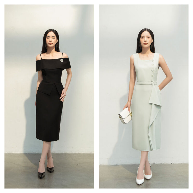 Đầm ôm - thiết kế quyến rũ và thanh lịch