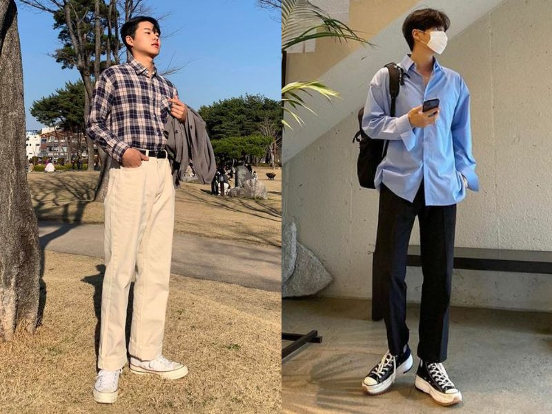 Cách Khi Phối Đồ Với Giày Converse Cổ Cao Nam Trông Thêm Chất