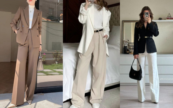 10 công thức mix đồ đi đám cưới với áo khoác blazer nữ