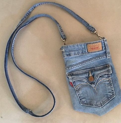 Túi làm từ vải jeans tái chế