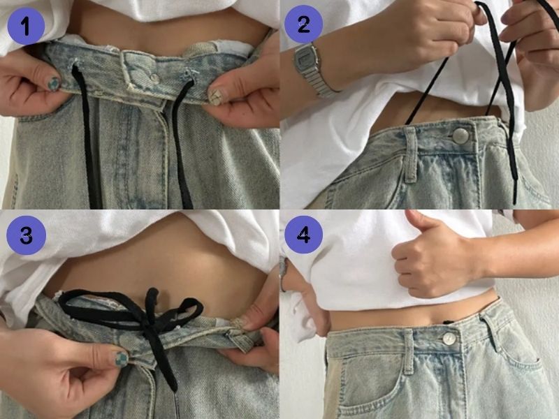 Cách Sửa Lưng Quần Jeans Bị Rộng Hiệu Quả