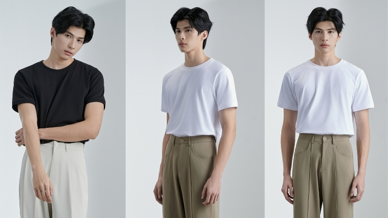 Mẹo Chọn Size Áo Thun Nam Đúng Nhất Để Tỏa Sáng Phong Cách