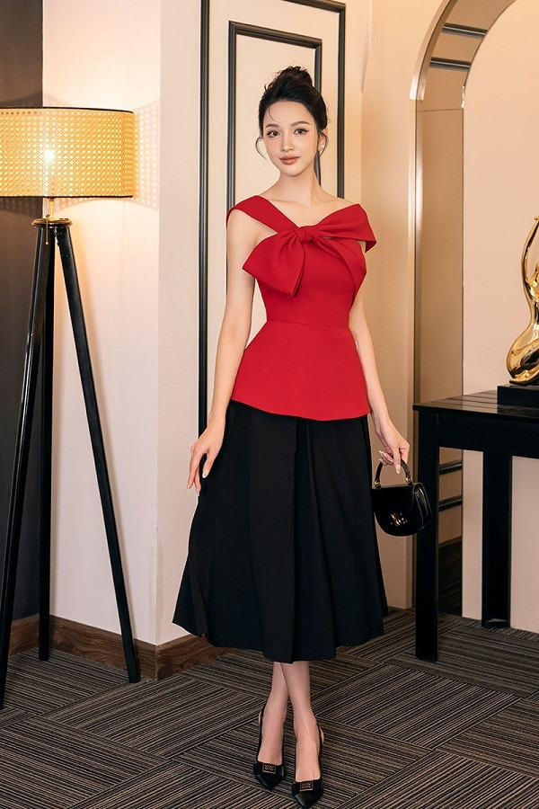 20+ mẫu váy đầm peplum dự tiệc giúp tôn dáng, sang trọng