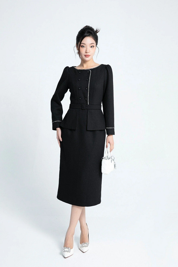 20+ mẫu váy đầm peplum dự tiệc giúp tôn dáng, sang trọng