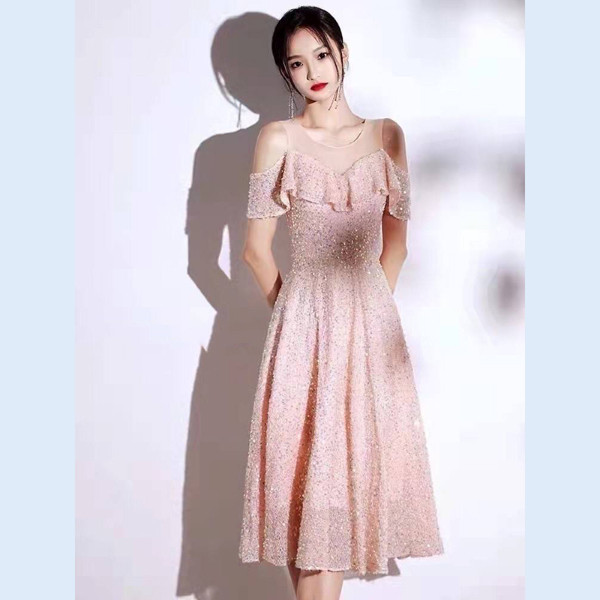 7+ Mẫu váy hồng Pastel dự tiệc nhẹ nhàng, sang trọng hot trend 2024