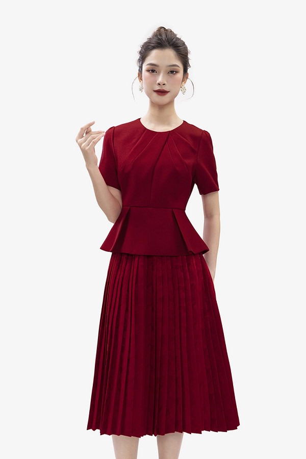 Top mẫu váy chữ A cho người béo bụng thon gọn, hack dáng hiệu quả