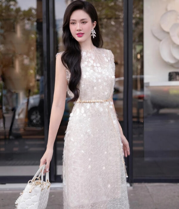 Đầm kim sa – Bí quyết chinh phục mọi ánh nhìn trong đêm tiệc