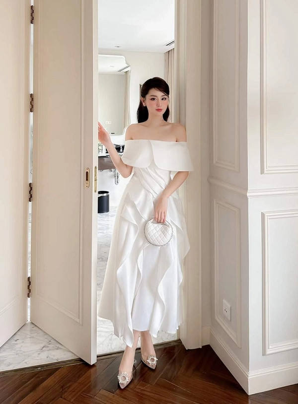 Gợi ý những kiểu váy đi đám cưới cho giới trẻ