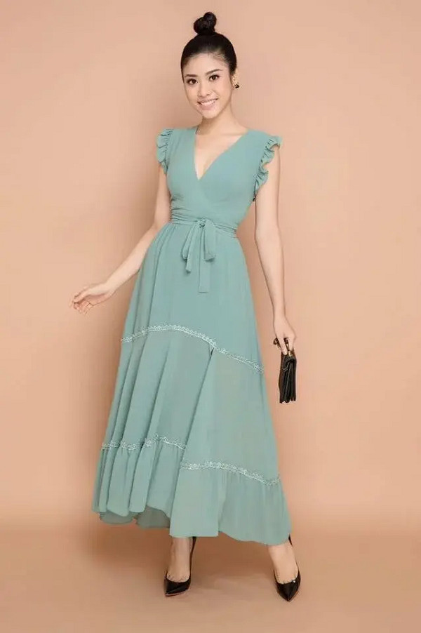 Mặc gì đi đám cưới ở quê cho nữ đơn giản, thanh lịch