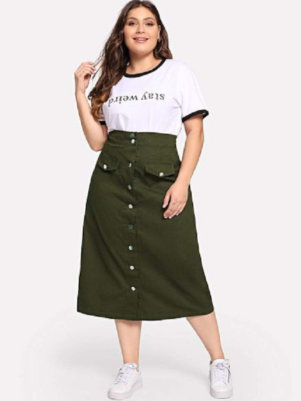 Người béo nên mặc gì? các kiểu váy giấu bụng chân to