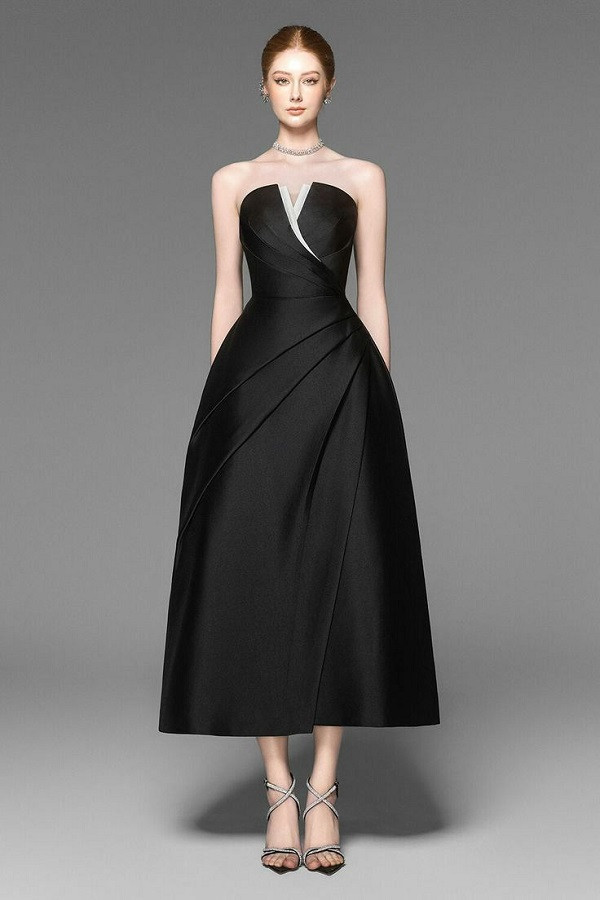 Những mẫu đầm đen dự tiệc sang trọng, trẻ trung, xu hướng thời trang mới