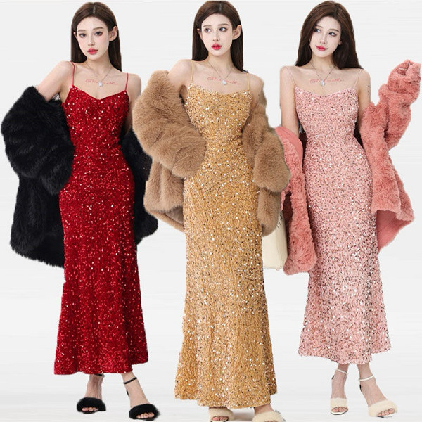 Tổng hợp mẫu váy kim tuyến lấp lánh, kiêu sa