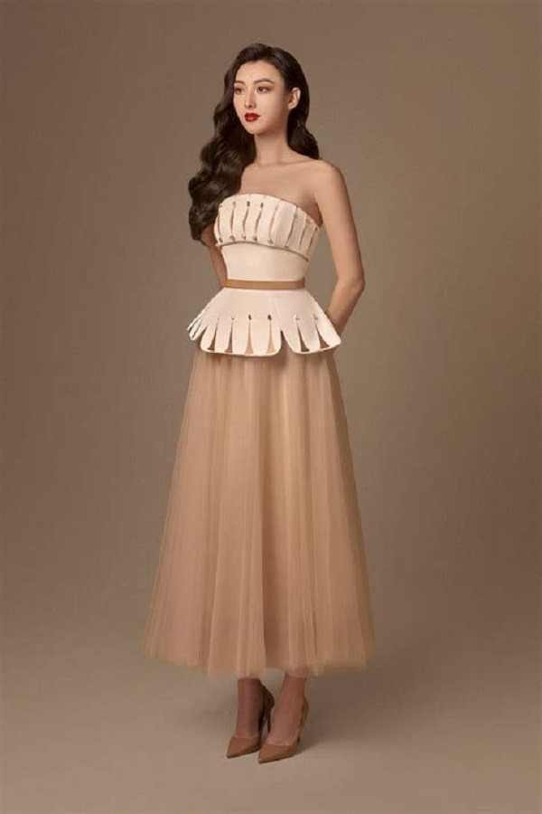 20+ mẫu váy đầm peplum dự tiệc giúp tôn dáng, sang trọng