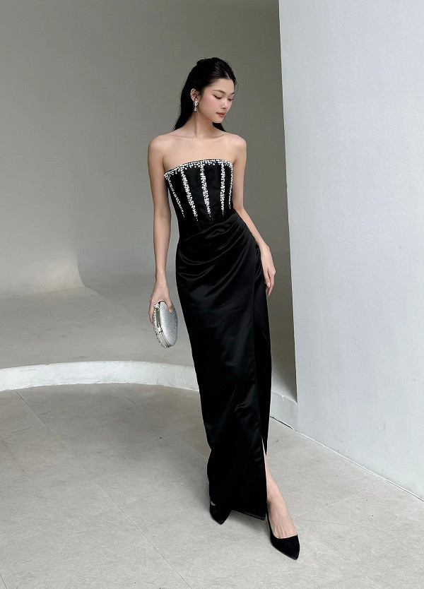 Váy đầm cúp ngực đẹp kiểu dáng sang trọng, gợi cảm &amp; thu hút